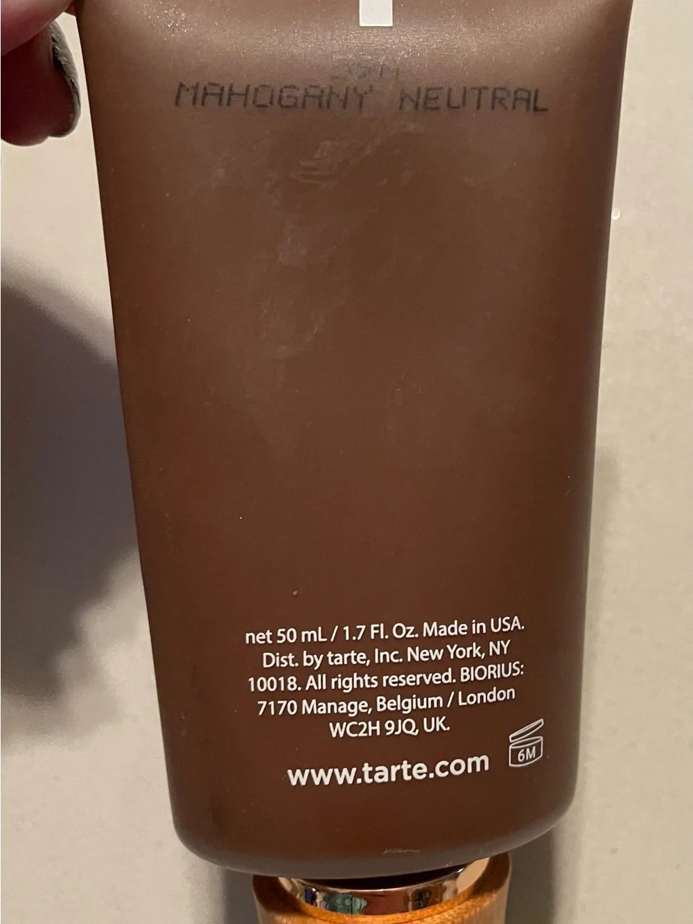 tarte Amazonian Clay 16-Hour Full Coverage Foundation Mahogany Neutral